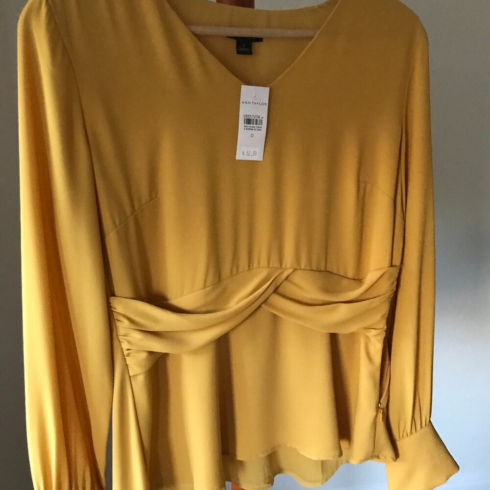 Ann Taylor Side Zipped Blouse